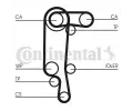 CONTITECH Ozuben - sada rozvodovho emene CTT CT957K3, CT957K3