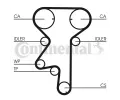 CONTITECH Ozuben - sada rozvodovho emene CTT CT975K2, CT975K2