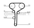 CONTITECH Sada ozuben rozvodovho emene CTT CT977K3, CT977K3