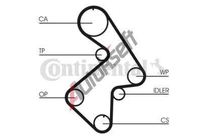 CONTITECH Ozuben emen CTT CT998, CT998