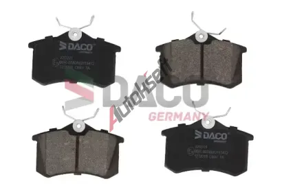DACO Germany Sada brzdových destiček DCG 320201, 320201 DACO Germany Sada brzdových destiček DCG 320201, 320201