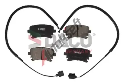 DACO Germany Sada brzdových destiček DCG 320204, 320204 DACO Germany Sada brzdových destiček DCG 320204, 320204