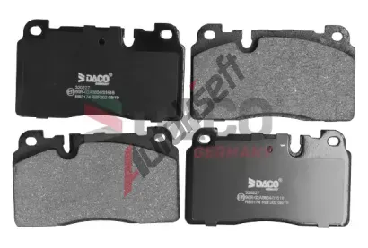 DACO Germany Sada brzdových destiček DCG 320227, 320227 DACO Germany Sada brzdových destiček DCG 320227, 320227