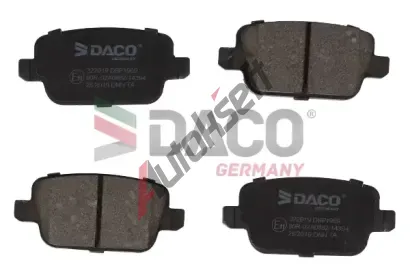 DACO Germany Sada brzdových destiček DCG 322019, 322019  DACO Germany Sada brzdových destiček DCG 322019, 322019