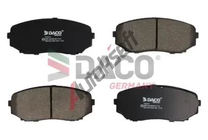 DACO Germany Sada brzdových destiček DCG 322212, 322212  DACO Germany Sada brzdových destiček DCG 322212, 322212