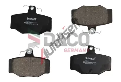 DACO Germany Sada brzdových destiček DCG 322221, 322221  DACO Germany Sada brzdových destiček DCG 322221, 322221