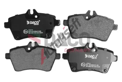 DACO Germany Sada brzdových destiček DCG 322313, 322313  DACO Germany Sada brzdových destiček DCG 322313, 322313