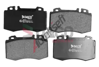 DACO Germany Sada brzdových destiček DCG 322324, 322324  DACO Germany Sada brzdových destiček DCG 322324, 322324