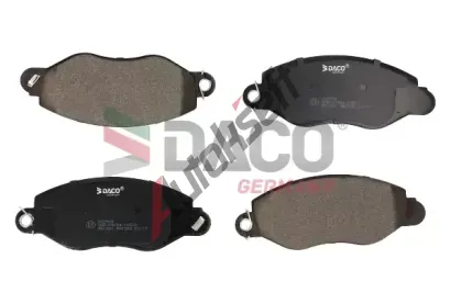 DACO Germany Sada brzdových destiček DCG 322558, 322558 DACO Germany Sada brzdových destiček DCG 322558, 322558