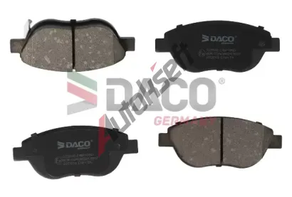 DACO Germany Sada brzdových destiček DCG 323646, 323646  DACO Germany Sada brzdových destiček DCG 323646, 323646