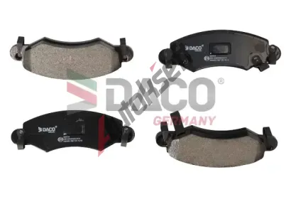 DACO Germany Sada brzdových destiček DCG 323724, 323724  DACO Germany Sada brzdových destiček DCG 323724, 323724