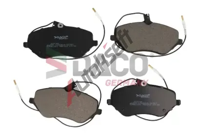DACO Germany Sada brzdových destiček DCG 323744, 323744  DACO Germany Sada brzdových destiček DCG 323744, 323744