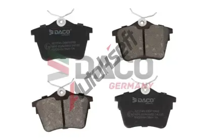 DACO Germany Sada brzdových destiček DCG 323745, 323745  DACO Germany Sada brzdových destiček DCG 323745, 323745
