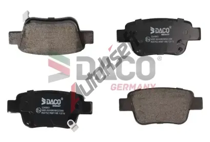 DACO Germany Sada brzdových destiček DCG 324563, 324563  DACO Germany Sada brzdových destiček DCG 324563, 324563