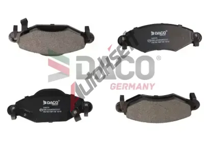 DACO Germany Sada brzdových destiček DCG 324570, 324570  DACO Germany Sada brzdových destiček DCG 324570, 324570