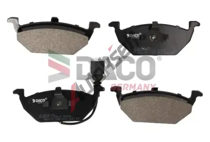 DACO Germany Sada brzdových destiček DCG 324745, 324745  DACO Germany Sada brzdových destiček DCG 324745, 324745