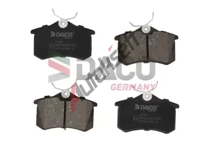 DACO Germany Sada brzdových destiček DCG 329986, 329986 DACO Germany Sada brzdových destiček DCG 329986, 329986