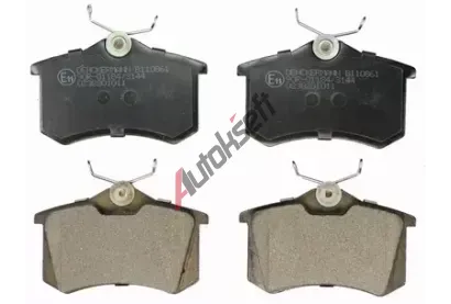 DENCKERMANN Sada brzdových destiček DCR B110861, B110861 DENCKERMANN Sada brzdových destiček DCR B110861, B110861
