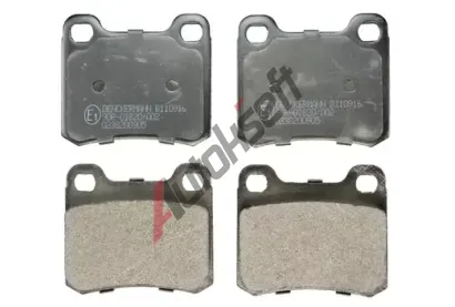 DENCKERMANN Sada brzdových destiček DCR B110916, B110916  DENCKERMANN Sada brzdových destiček DCR B110916, B110916
