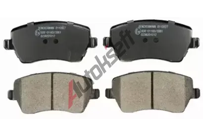 DENCKERMANN Sada brzdovch destiek DCR B110927, B110927