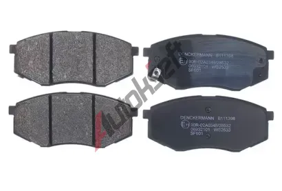 DENCKERMANN Sada brzdovch destiek DCR B111398, B111398