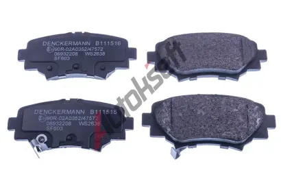 DENCKERMANN Sada brzdovch destiek DCR B111516, B111516