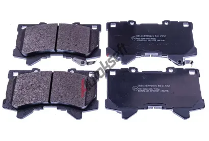 DENCKERMANN Sada brzdových destiček DCR B111552, B111552 DENCKERMANN Sada brzdových destiček DCR B111552, B111552