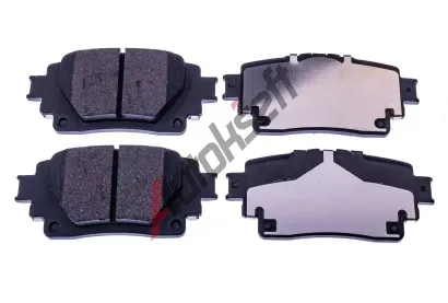 DENCKERMANN Sada brzdových destiček DCR B111555, B111555 DENCKERMANN Sada brzdových destiček DCR B111555, B111555