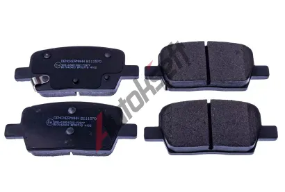 DENCKERMANN Sada brzdových destiček DCR B111570, B111570 DENCKERMANN Sada brzdových destiček DCR B111570, B111570