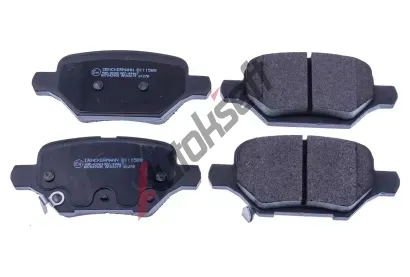 DENCKERMANN Sada brzdových destiček DCR B111589, B111589 DENCKERMANN Sada brzdových destiček DCR B111589, B111589
