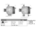 DENSO Alterntor DEN DAN1018, DAN1018