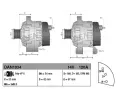 DENSO Alterntor DEN DAN1034, DAN1034