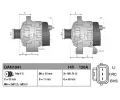 DENSO Alterntor DEN DAN1041, DE DAN1041