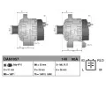 DENSO Alterntor DEN DAN1057, DAN1057