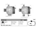 DENSO Alternátor DEN DAN1104, DAN1104