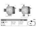 DENSO Alterntor DEN DAN1121, DAN1121