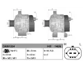 DENSO Alterntor DEN DAN1334, DAN1334