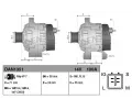 DENSO Alterntor DEN DAN1351, DAN1351