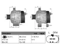 DENSO Alterntor DEN DAN3001, DAN3001