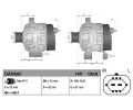 DENSO Alterntor DEN DAN585, DAN585