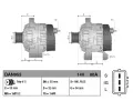 DENSO Alterntor DEN DAN955, DAN955