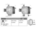 DENSO Alterntor DEN DAN986, DAN986