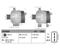 DENSO Alterntor DEN DAN989, DAN989