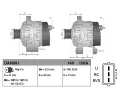 DENSO Alterntor DEN DAN991, DAN991