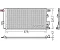 Kondenztor klimatizace DENSO ‐ DEN DCN02001