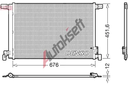 DENSO Kondenztor klimatizace DEN DCN02008, DCN02008