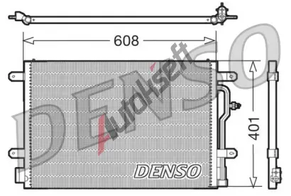 DENSO Kondenztor - klimatizace DEN DCN02012, DCN02012