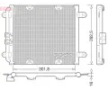Kondenztor klimatizace DENSO ‐ DEN DCN02028