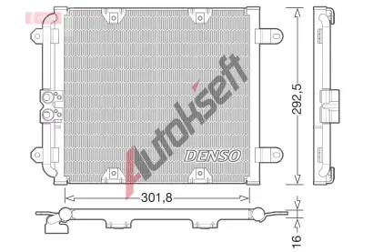 DENSO Kondenztor klimatizace DEN DCN02028, DCN02028