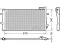 Kondenztor klimatizace DENSO ‐ DEN DCN02035